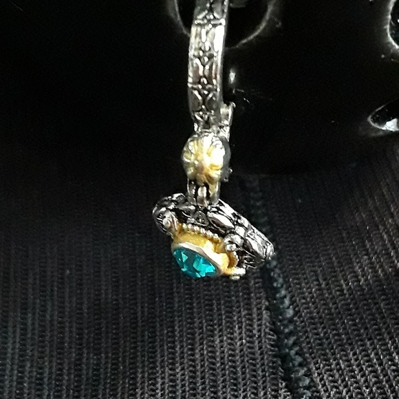 💦 Vintage Aqua drop earrings.💦 - Picture 2 of 3